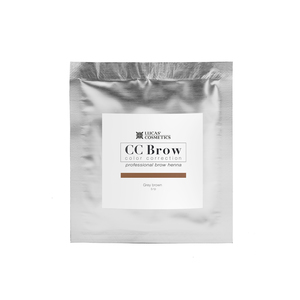 LUCAS' COSMETICS Хна для бровей, серо-коричневый (в саше) / CC Brow grey brown 5 г