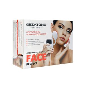 Миостимулятор для безоперационного лифтинга лица и светотерапии Perfect Face, Gezatone