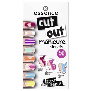 Наклейки для ногтей "Cut out manicure stencils"