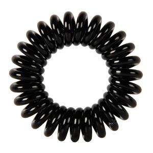 Резинки для волос "Пружинка" цвет черный DEWAL BEAUTY