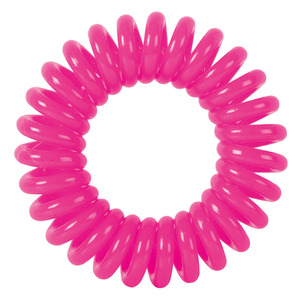 Резинки для волос "Пружинка" цвет розовый DEWAL BEAUTY