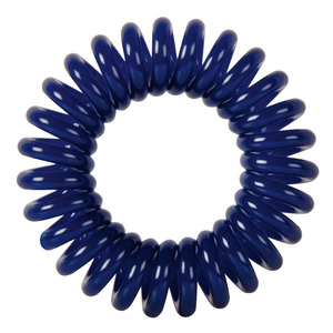 Резинки для волос "Пружинка" цвет темно-синий DEWAL BEAUTY