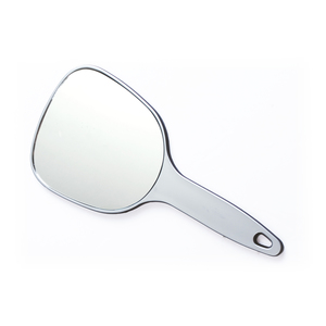 Зеркало косметическое серебристое с ручкой DEWAL