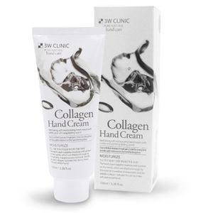 3W Clinic Крем для рук увлажняющий КОЛЛАГЕНОМ Collagen Hand Cream 100мл