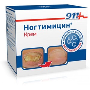 911 Ногтимицин крем для ногтей 30мл N1 туба