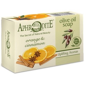 Aphrodite Мыло оливковое с апельсином и корицей 100 г