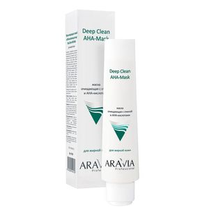Aravia Маска очищающая с глиной и AHA-кислотами для лица Deep Clean AHA-Mask 100мл