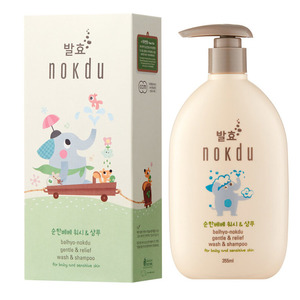 Balhyo Nokdu Gentle & Relief Wash & Shampoo Шампунь с мягким успокаивающим действием для чувствительной кожи 355мл