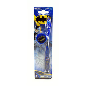 Batman Toothbrush with cap Travel Kit Детская зубная щетка с защитным колпачком