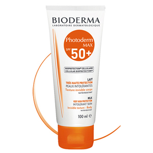 Биодерма (Bioderma) Фотодерм МАХ SPF50+ Солнцезащитное молочко для лица и тела 100 мл