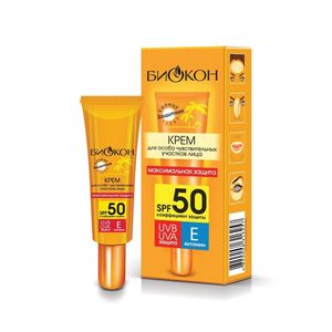 Биокон Солнце крем защищающий для чувствительной кожи лица  SPF50 25 мл