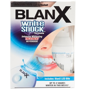 Бланкс (Blanx) White Shock Treatment + Led Bit зубная паста отбеливающий уход 50 мл с световым активатором (капа)
