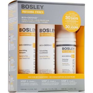 BOSLEY Система ЖЕЛТАЯ для нормальных тонких окрашенных волос (шампунь,кондиционер,уход) 150 ml*2+ 100мл