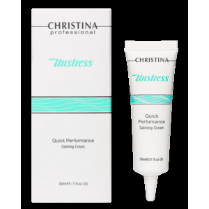 Christina  Unstress Quick Performance calming Cream Успокаивающий крем быстрого действия 30 мл