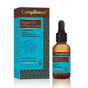 Compliment Argan Oil & Protein Complex Витаминное масло-реконструктор для кончиков волос 25мл