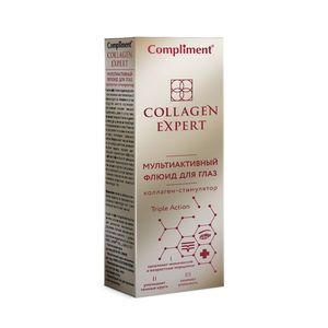 Compliment Collagen Expert Мультиактивный флюид для глаз Коллаген-стимулятор 25мл