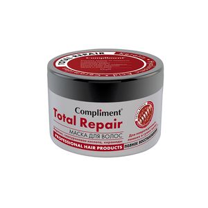 Compliment Маска Total Repair с кератином для поврежденных ломких и сухих волос Полное восстановление 500мл