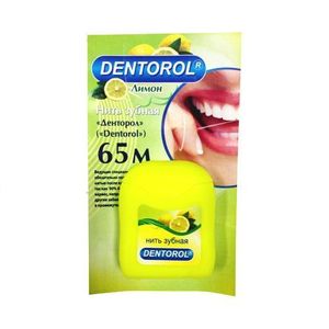 Dentorol зубная нить Лимон 65 м