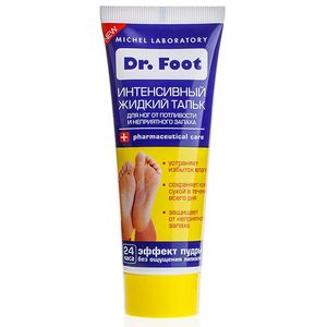 Dr.Foot тальк интенсивный жидкий для ног от пота и неприятного запаха 75 мл