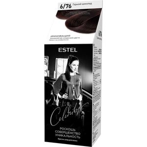 Estel Celebrity Краска-уход для волос тон 6/76 горький шоколад