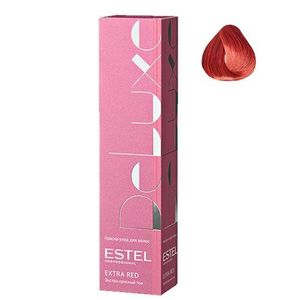 Estel De Luxe Extra Red Краска-уход 77/55 русый красный интенсивный