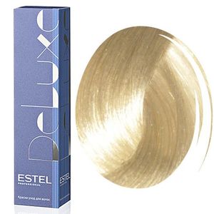 Estel De Luxe Краска-уход 10/01 светлый блондин натурально-пепельный