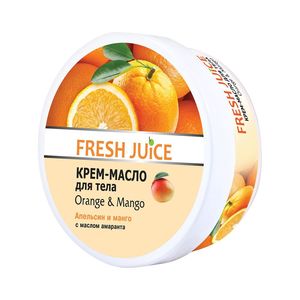 Fresh Juice Крем-масло для тела апельсин и манго с маслом амаранта 225 мл
