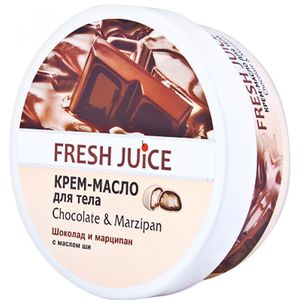 Fresh Juice Крем-масло для тела шоколад и марципан с маслом ши 225 мл