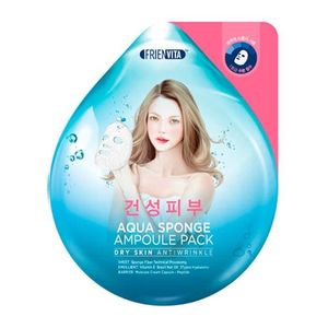 Frienvita Ампульная маска-крем Aqua Sponge Dry для сухой кожи с гиалуроновой кислотой и пептидами для лица 28г