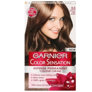 Garnier (Гарньер) КОЛОР СЕНСЕЙШН крем-краска для волос № 6.0 Роскошный тёмно-русый