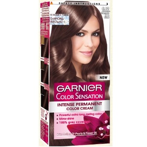 Garnier (Гарньер) КОЛОР СЕНСЕЙШН крем-краска для волос № 6.12 Сверкающий Холодный Мокко