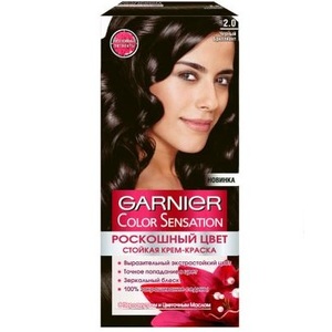 Garnier (Гарньер) КОЛОР СЕНСЕЙШН крем-краска для волос № 2.0 Чёрный бриллиант