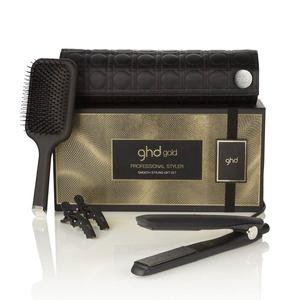 GHD Набор стайлер для укладки волос ghd gold+термостойкая сумка+плоская щетка+зажимы