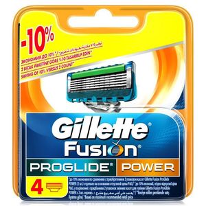 Gillette Fusion ProGlide Power сменные кассеты 4 шт
