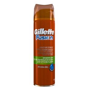 Gillette гель для бритья Fusion для чувствительной кожи 200мл