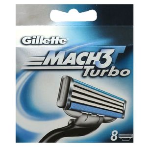 Gillette Mach3 Turbo сменные кассеты 8 шт