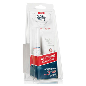Global white Набор отбеливающий: карандаш, зубная паста, капы 2 шт