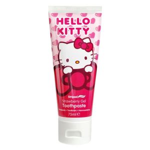 Hello Kitty Strawberry gel Детская зубная паста-гель с клубничным вкусом 75 мл