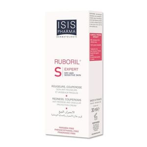 Isis Pharma Руборил Эксперт S крем для сухой кожи склонной к покраснению,куперозу,розацеа 40мл