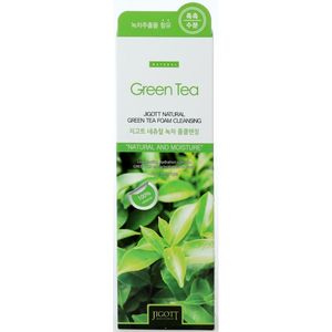 Jigott Очищающая пенка с экстрактом зеленого чая 180мл