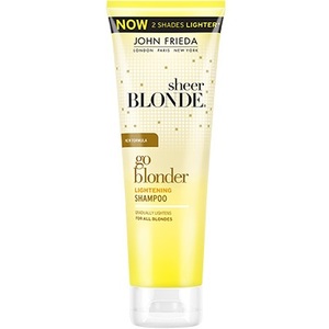 John Frieda Sheer Blonde Go Blonder Шампунь осветляющий для натуральных, мелированных и окрашенных волос 250 мл