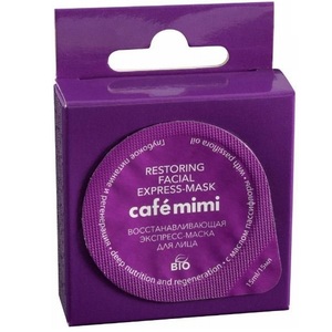 Кафе Красоты le Cafe Mimi Маска-экспресс Восстанавливающая для лица Глубокое питание и регенерация с маслом пассифлоры 15 мл