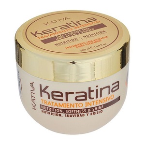 Kativa Keratina интенсивный восстанавление уход с кератином для поврежденных и хрупких волос 500мл