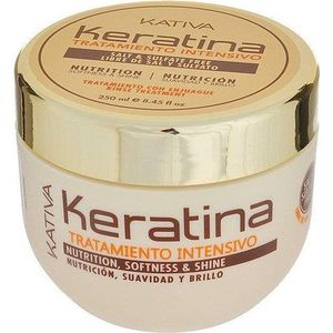Kativa Keratina интенсивный восстанавление уход с кератином для поврежденных и хрупких волос 250мл