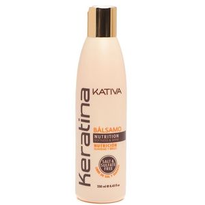 Kativa Keratina укрепляющий бальзам-кондиционер с кератином для всех типов волос 250мл