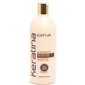 Kativa Keratina укрепляющий шампунь с кератином для всех типов волос 500мл