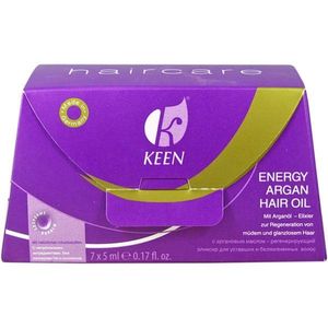 Keen Энергетическое аргановое масло для волос ENERGY ARGAN HAIR OIL 7 x 5мл