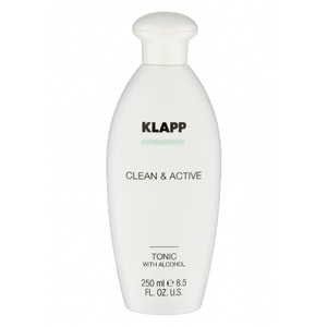Klapp Clean & active Тоник со спиртом, 250 мл