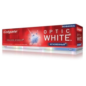 Колгейт Зубная паста Optic White мгновенный 75мл