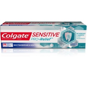 Колгейт Зубная паста Sensitive Pro-Relief Восстановление и Контроль 75мл
